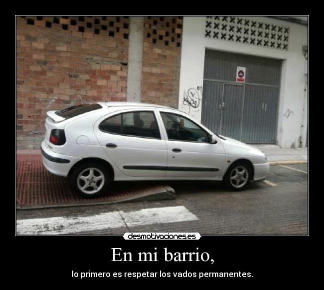 carteles vado permanente desmotivaciones