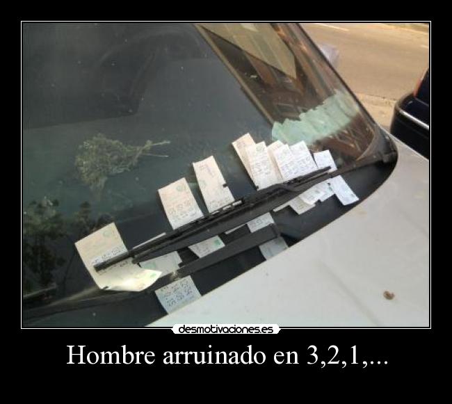 Hombre arruinado en 3,2,1,... - 