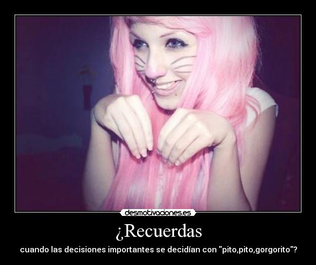 ¿Recuerdas -