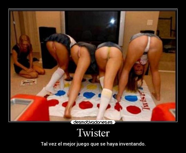 Twister - Tal vez el mejor juego que se haya inventando.