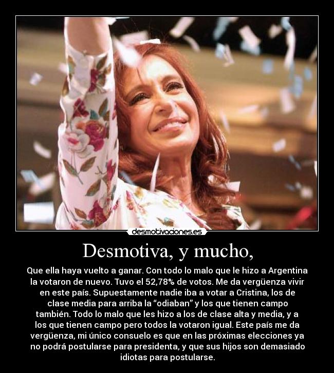 Desmotiva, y mucho, - 