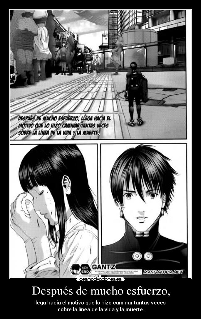 Después de mucho esfuerzo, -