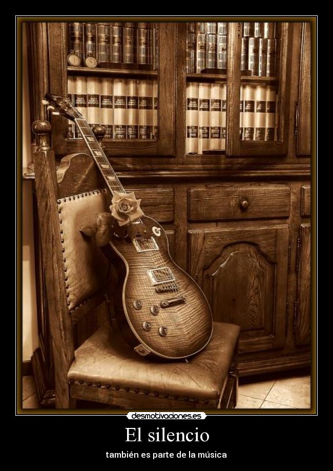 El silencio - también es parte de la música