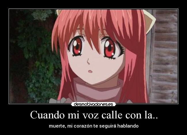 Cuando mi voz calle con la.. -