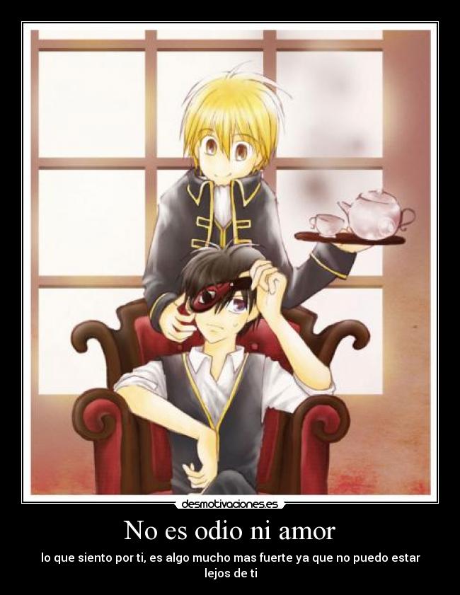 carteles odio amor hijikata okita desmotivaciones