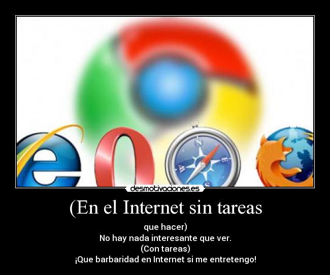 (En el Internet sin tareas - 