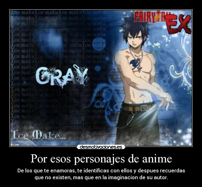 Por esos personajes de anime -