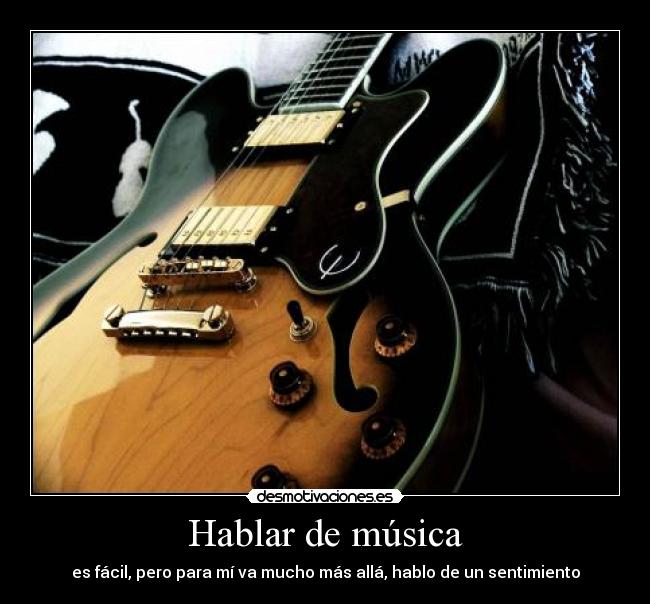 Hablar de música -