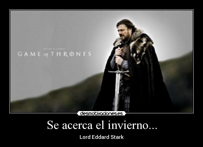 Se acerca el invierno... -