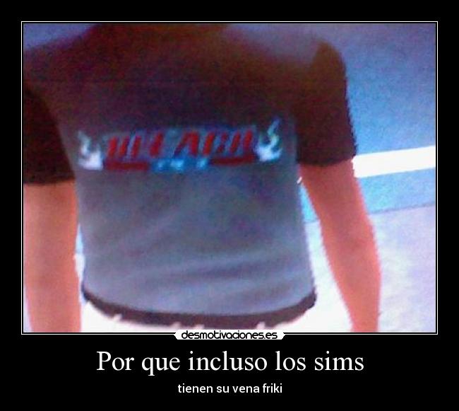 Por que incluso los sims - tienen su vena friki