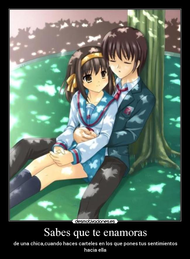 Sabes que te enamoras - 
