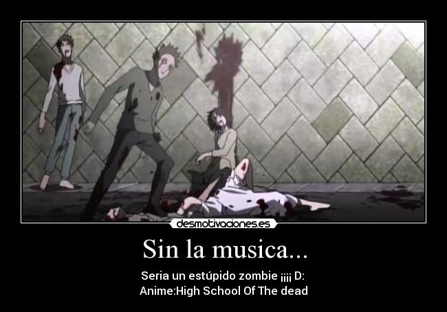 carteles musica anime manga high school desmotivaciones
