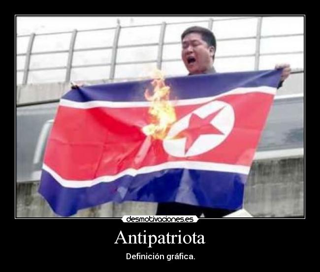 Antipatriota - Definición gráfica.