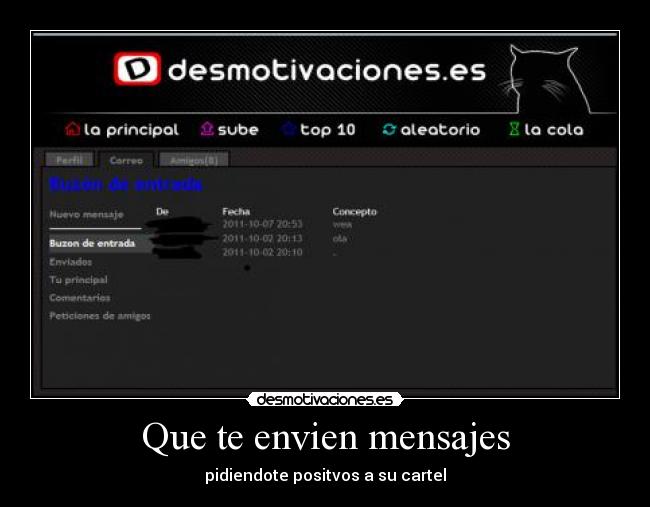 Que te envien mensajes - 