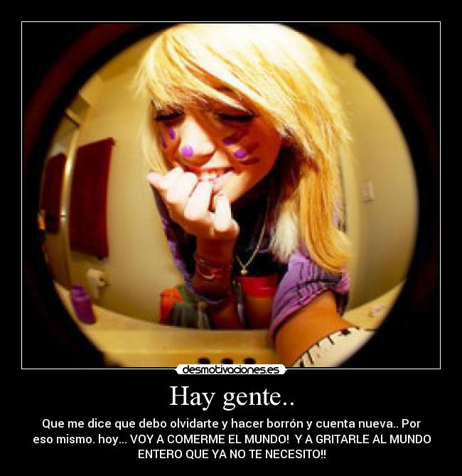 Hay gente.. -