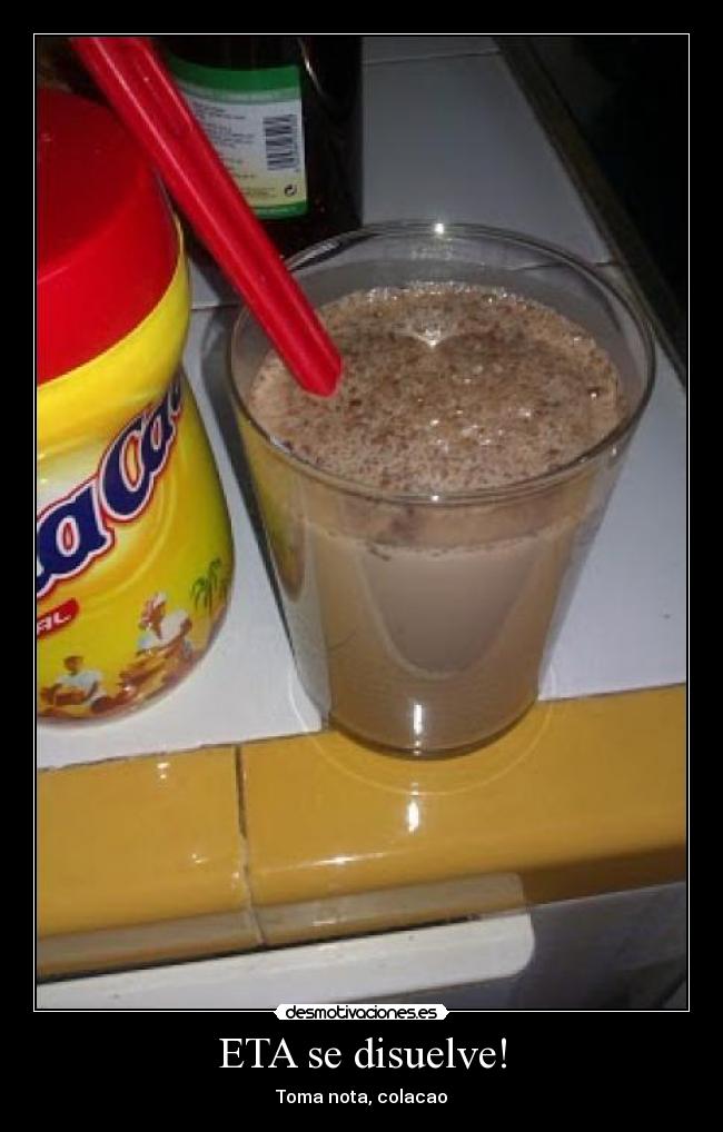 ETA se disuelve! - Toma nota, colacao