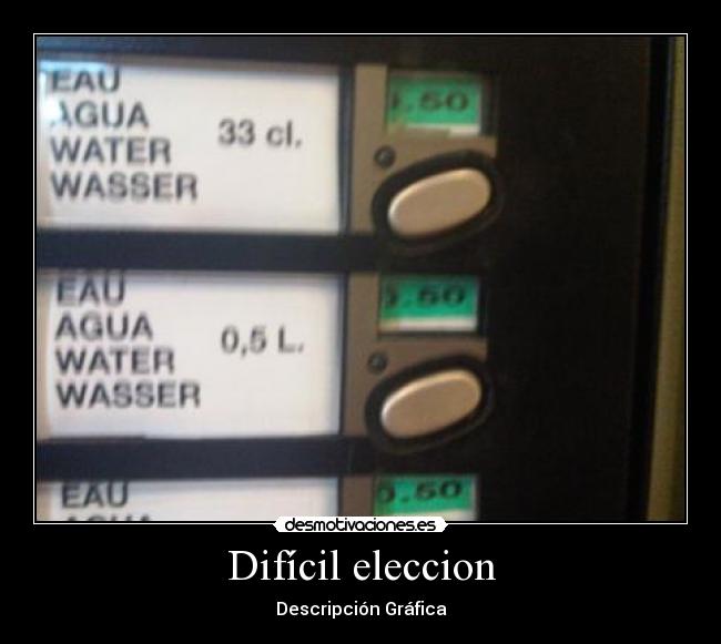 Difícil eleccion - 