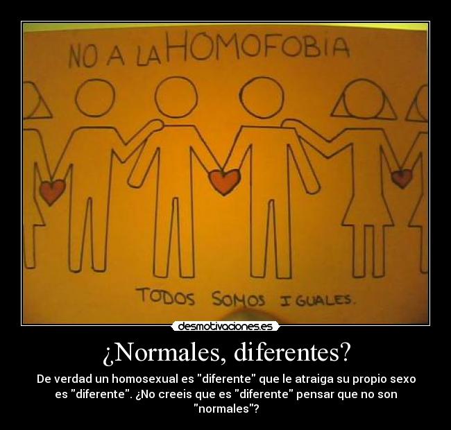 ¿Normales, diferentes? - 