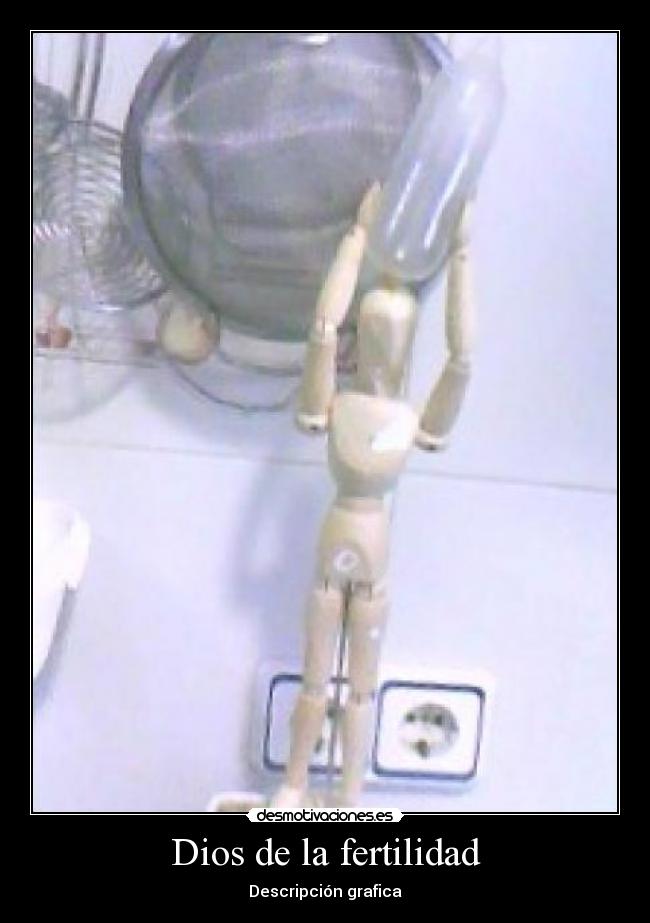 Dios de la fertilidad - Descripción grafica