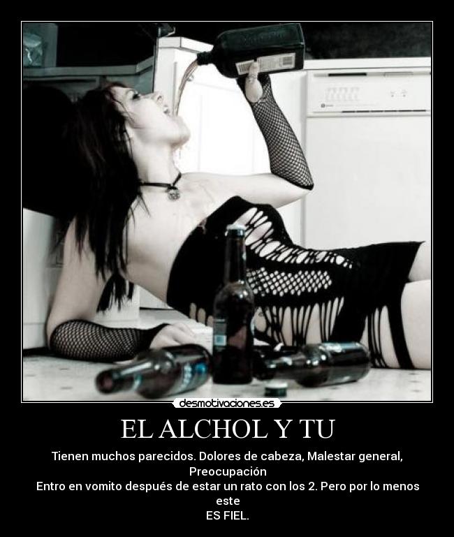 EL ALCHOL Y TU -