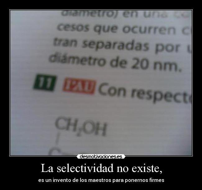 carteles selectividad esxiste desmotivaciones