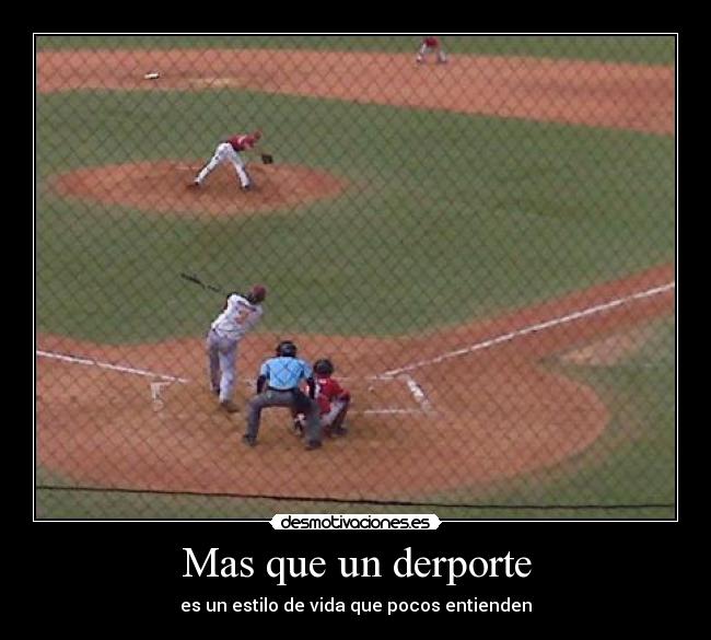 Mas que un derporte - es un estilo de vida que pocos entienden