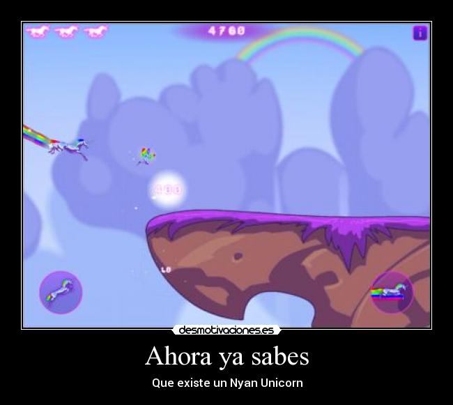 Ahora ya sabes - Que existe un Nyan Unicorn