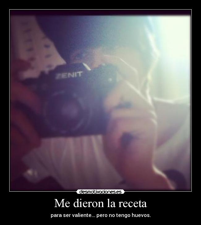 Me dieron la receta -