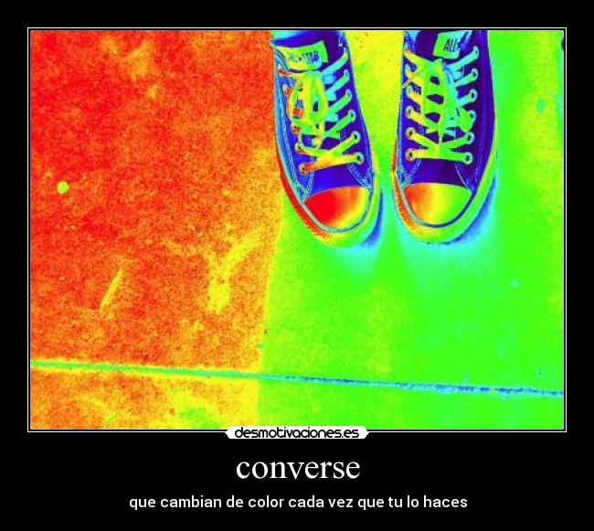 converse - que cambian de color cada vez que tu lo haces