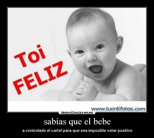 sabías que el bebe -