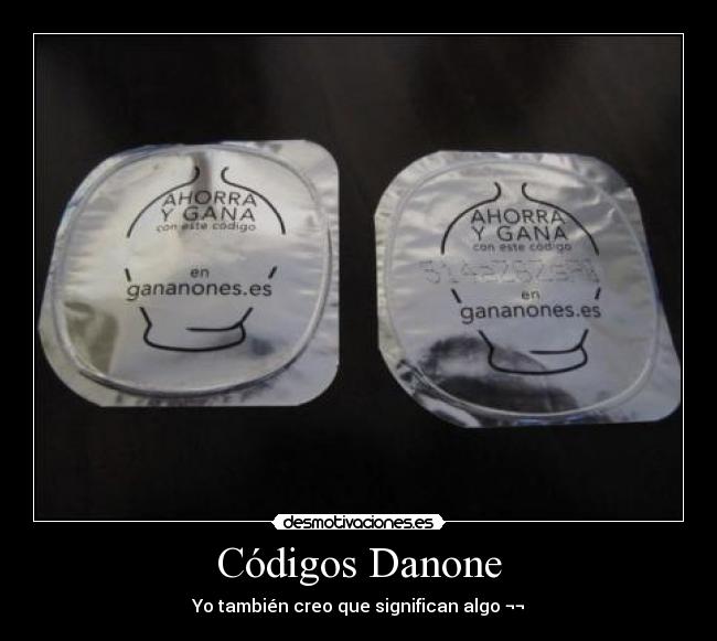 Códigos Danone - 