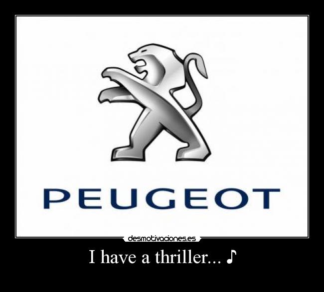 I have a thriller... ♪ - 