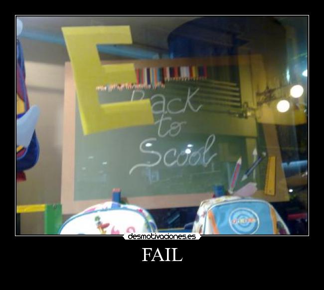 FAIL - 