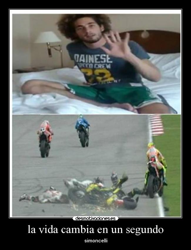 la vida cambia en un segundo - 