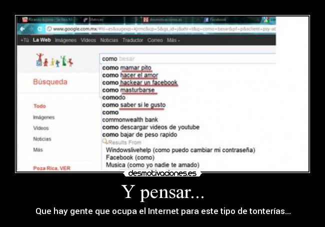 Y pensar... - 