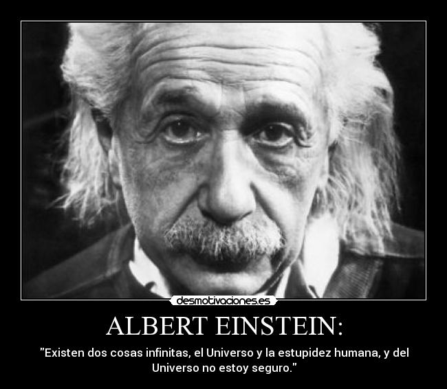 ALBERT EINSTEIN: -