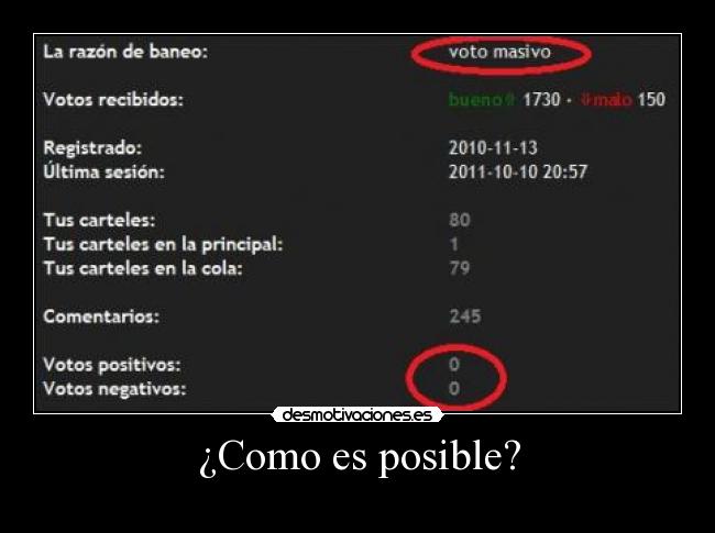 ¿Como es posible? - 
