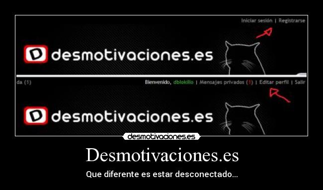 Desmotivaciones.es - Que diferente es estar desconectado...