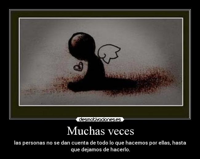 Muchas veces -