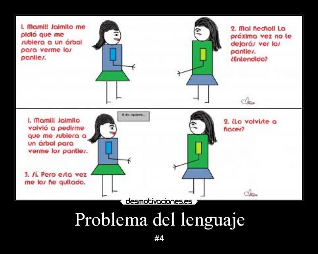 carteles problema del lenguaje desmotivaciones
