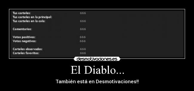 El Diablo... -