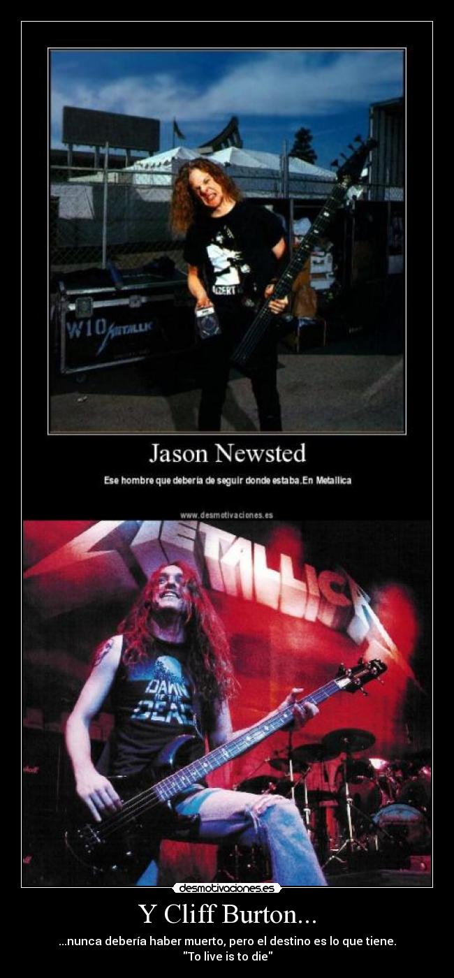 Y Cliff Burton... - 