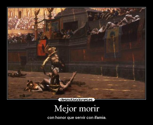 Mejor morir -
