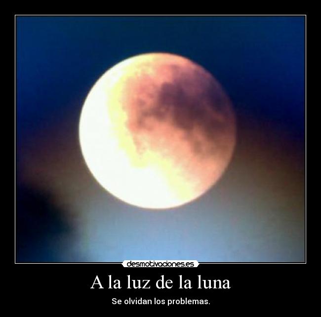 A la luz de la luna -