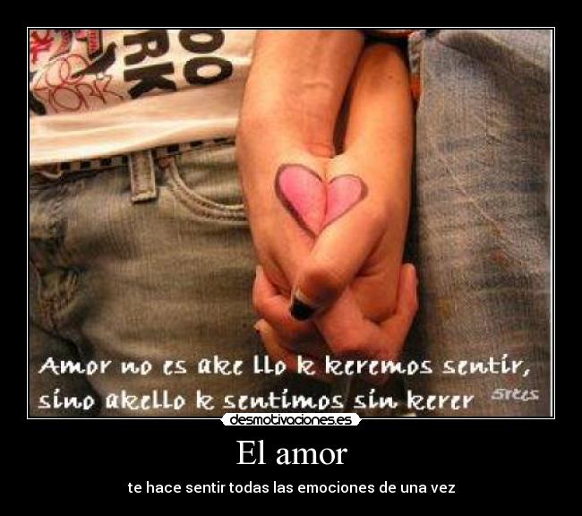 El amor -