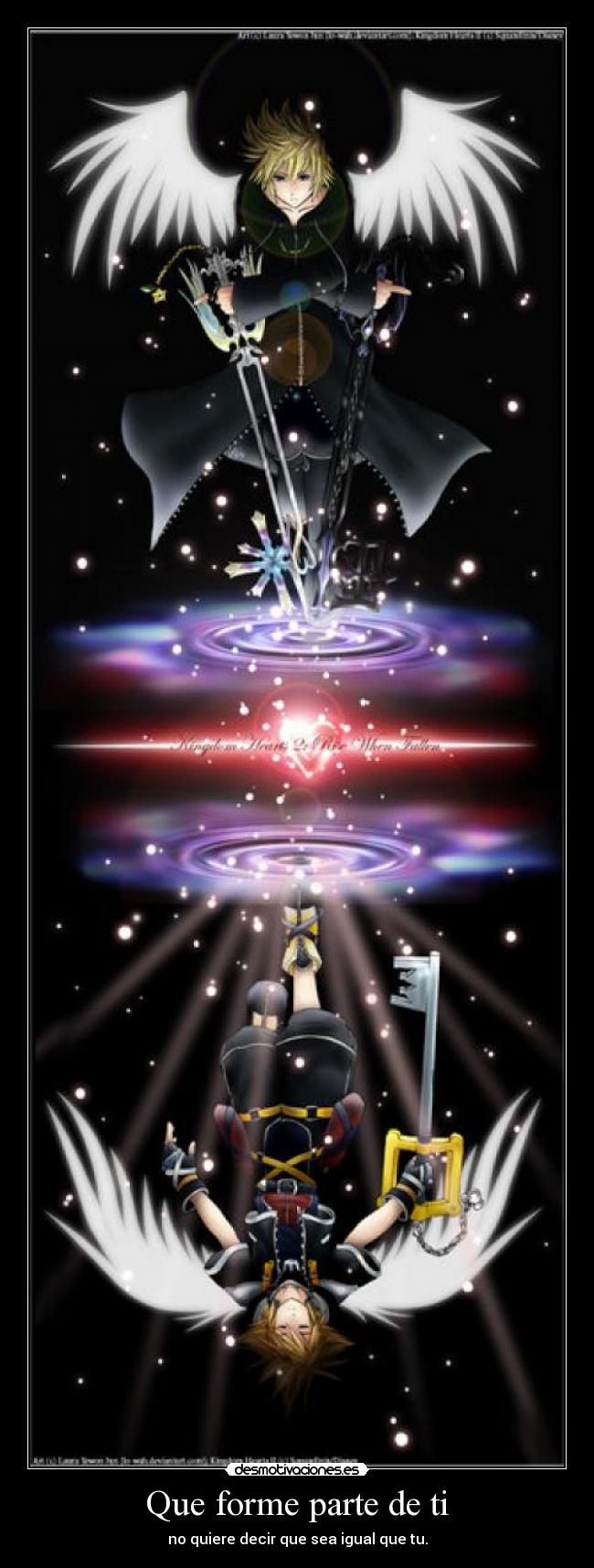 Que forme parte de ti - no quiere decir que sea igual que tu.