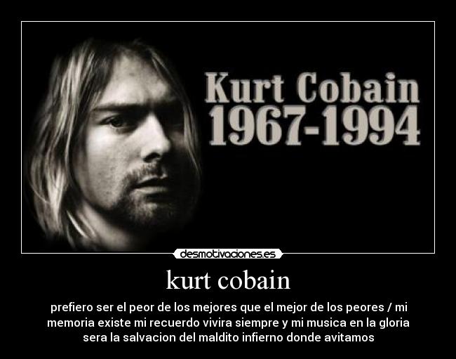 kurt cobain -