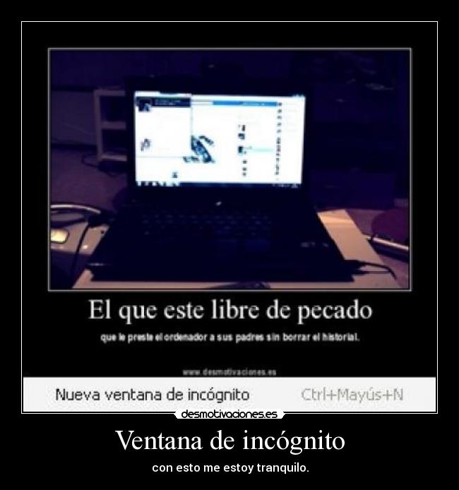 Ventana de incógnito -