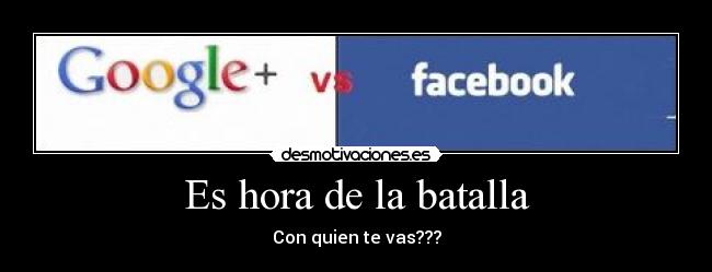 Es hora de la batalla - Con quien te vas???