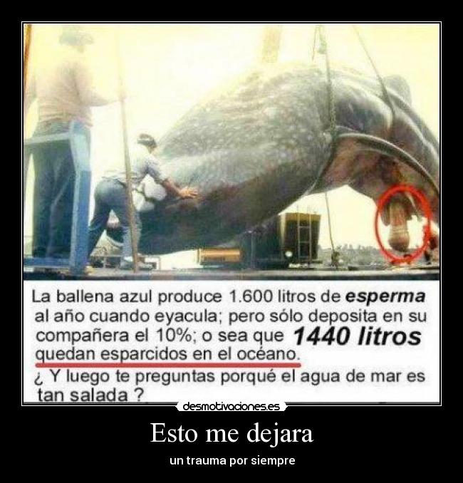 Esto me dejara - un trauma por siempre